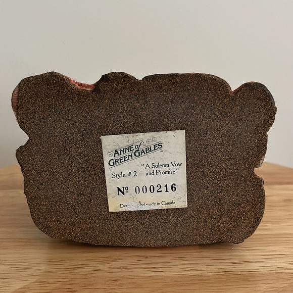 Anne of Green Gables Avonlea Traditions Inc A Solemn Vow and Promise style 2 - Picture 6 of 7